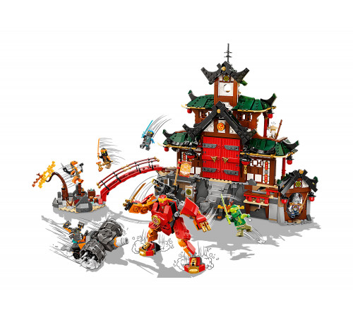 lego ninjago 71767 Конструктор "Храм-додзё ниндзя" (1394 дет.)