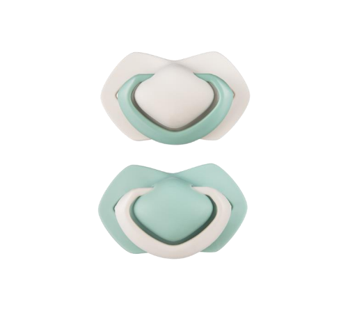 canpol 22/644 suzeta din silicon simetrica "pure color" (0-6 m) 2 buc.