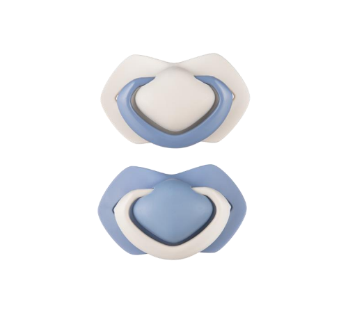 canpol 22/644 suzeta din silicon simetrica "pure color" (0-6 m) 2 buc.