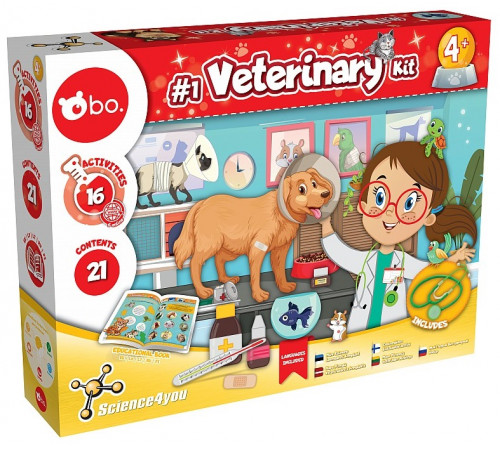 Jucării pentru Copii - Magazin Online de Jucării ieftine in Chisinau Baby-Boom in Moldova bo 80003115m set de joc "primul meu set de medic veterinar"