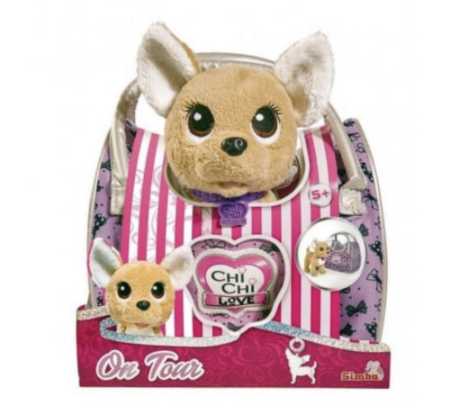 simba 5893124 câine chihuahua călător chi chi love (20cm)