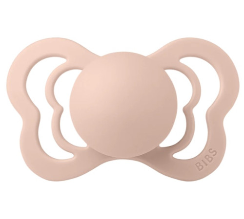  bibs suzeta anatomica din silicon couture (6-18 luni) blush