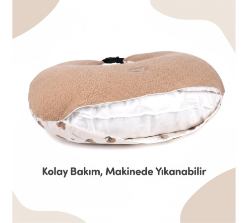 sevi 77-5 pernă pentru alăptare"teddy ecru"