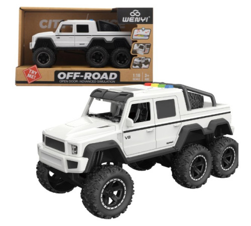 Детский магазин в Кишиневе в Молдове OP 14608 Детская инерционная машинка WY460A "Джип Пикап Off-Road" Белый  op 14608 Детская инерционная машинка wy460a "Джип Пикап off-road" Белый