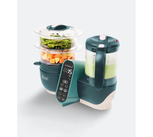babymoov  a001136 robot multifunctional 6 in 1 "nutribaby+ opal green"