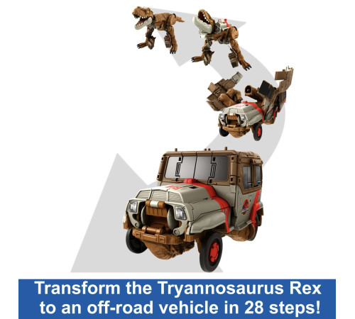 jurassic world hpd38 figurină 2în1 titanosaur/camion