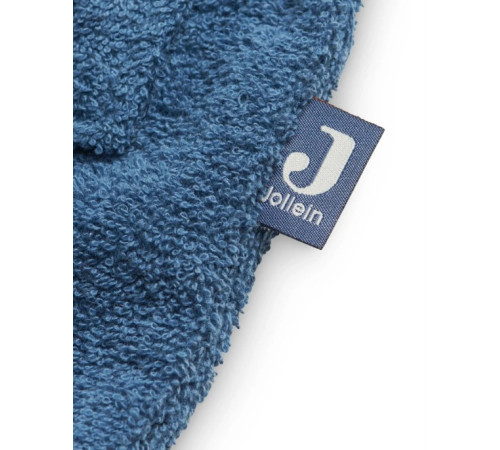 jollein Детский махровый халат с капюшоном (98-104 см) jeans blue