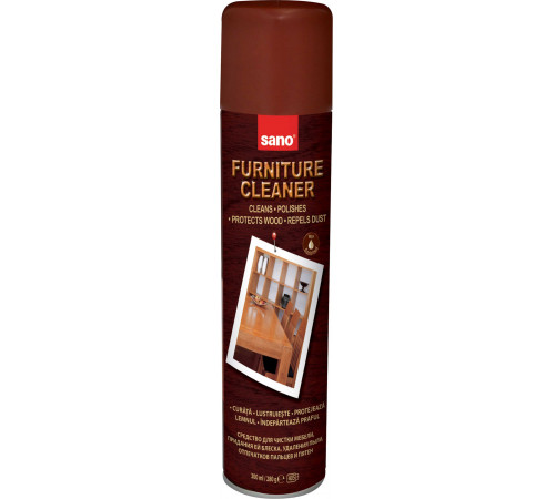 sano furniture cleaner solutie pentru mobila aerosol (300 ml) 287195