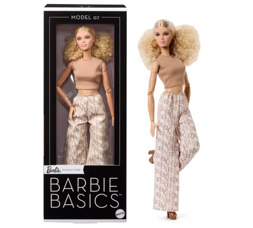  barbie jjx26 Коллекционная кукла "barbie basics" Модель 07 блондинка