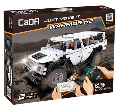  cada c51044w Машина на радиоуправлении "hummer warrior h2" (575 дет.)