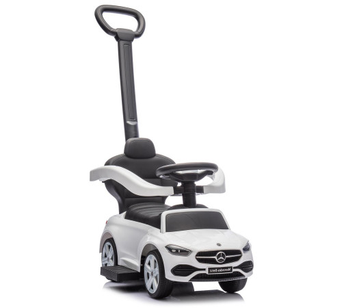  chipolino rocmb02501wh mașinuță cu mâner "mercedes benz c-class" alb
