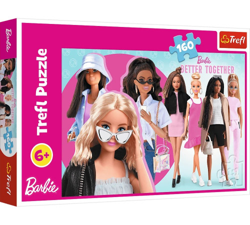 trefl 15419 puzzle "barbie și lumea ei" (160 el.)