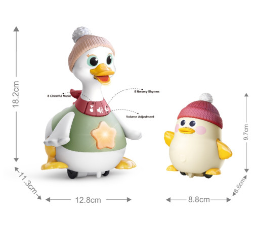 hola toys he9987 Игровой набор "Утиная семья"