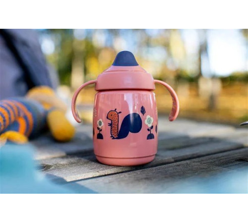 tommee tippee tt0392 cana cu cioc moale "sippee" roz (6 luni+) 300 ml.