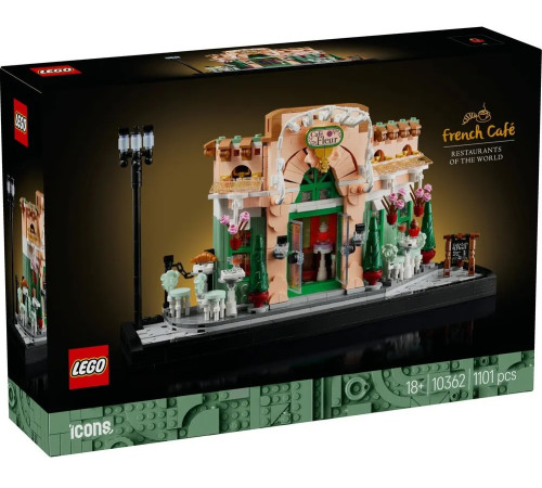 lego icons 10362 constructor "french cafe" (1101 el.)