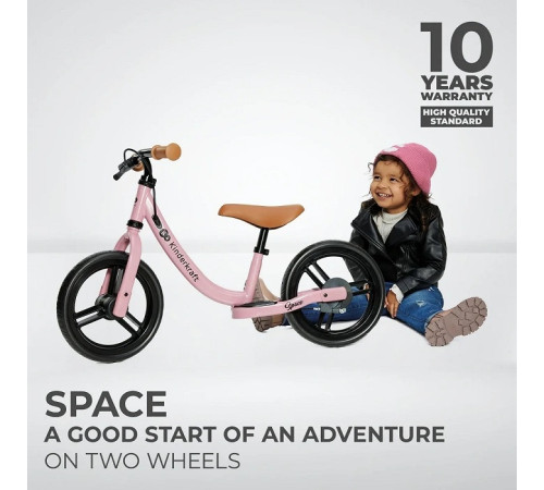 kinderkraft Беговел space розовый