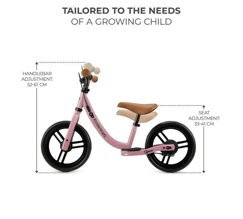 kinderkraft Беговел space розовый