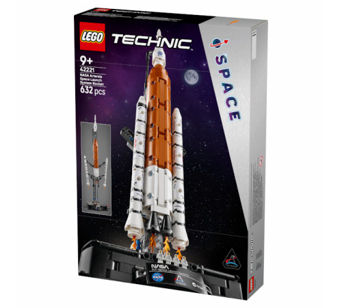  lego technic 42221 Конструктор "Ракета-носитель nasa Артемида" (632 дет.)