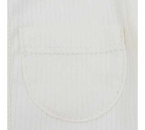 minikin 211250362 Комбинезон с кармашком "simply2" (р.62) молочный