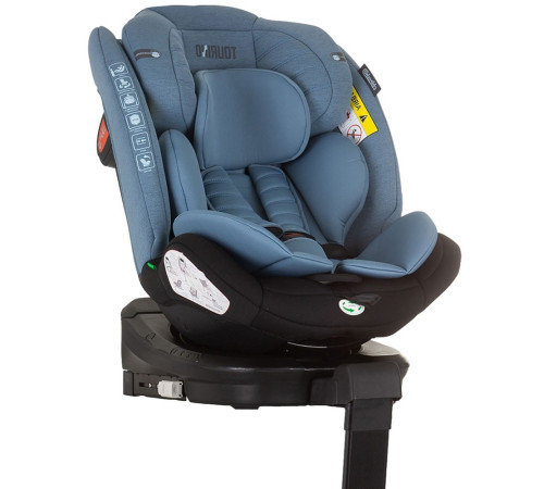 chipolino scaun auto "i-size isofix 360 tourino" stktrn02407bl (40-150 cm.) blue