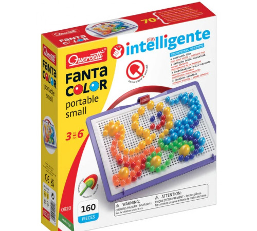  quercetti 0920 mozaic-portabil fantacolor (160 el.)