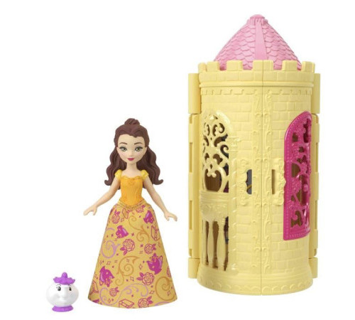 disney princess jbl46 Набор-сюрприз с мини-куклой "Загадочная башня" 