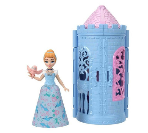 disney princess jbl46 Набор-сюрприз с мини-куклой "Загадочная башня" 