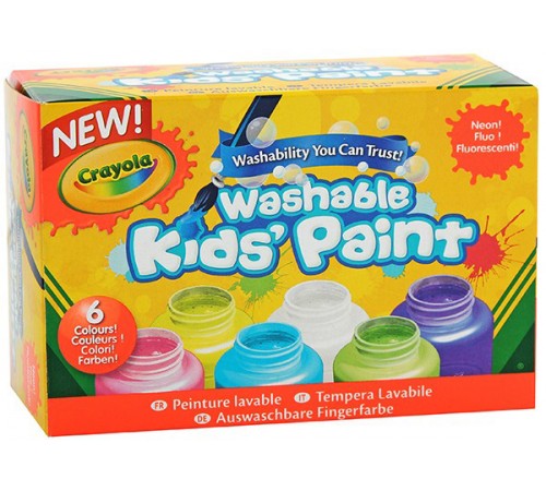 Crayola 54-2391 Набор Краски неоновые (6 шт.) crayola 54-2391 Набор Краски неоновые (6 шт.)