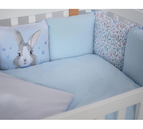 veres 217.11 Постельное бельё "summer bunny blue" (6 ед.)