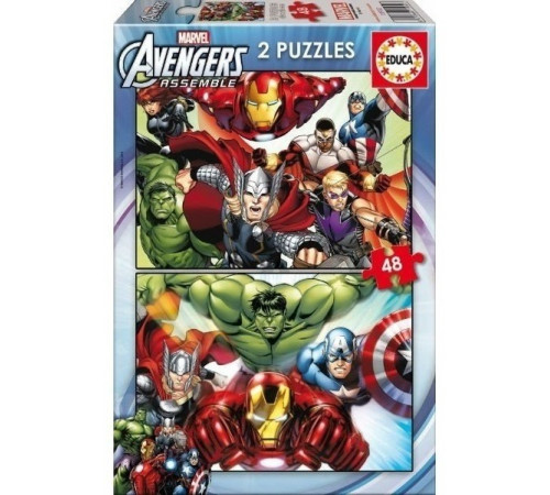 educa 15932 puzzle "avengers" (2 x 48 el.)