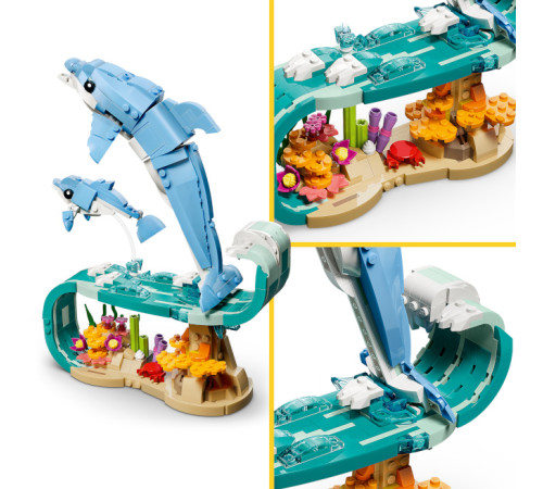 lego creator 31385 Конструктор 3 в 1 "Морские животные: прекрасные дельфины" (542 дет.)