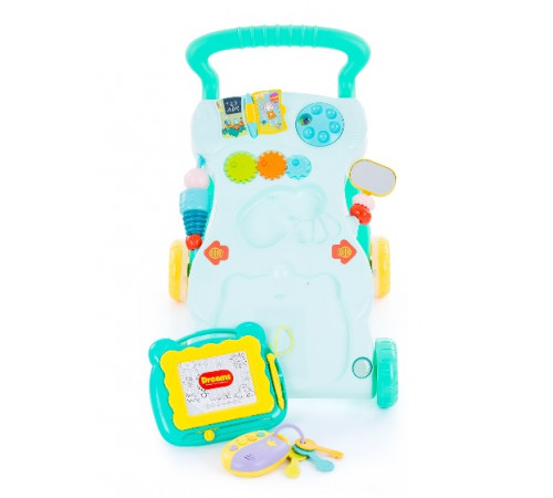 chipolino Ходунки-каталка "funny" mik02004fnm зелёный