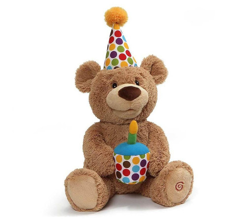 gund 6049942 Музыкальный мишка “happy birthday” (43см)