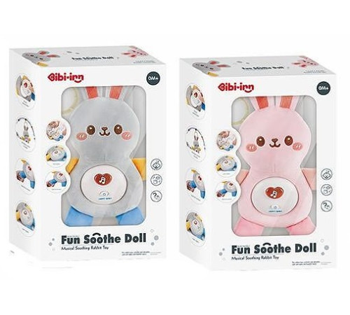 Детский магазин в Кишиневе в Молдове chipolino dig02406029 Мягкая успокаивающая игрушка с музыкой и светом "Зайчик" (в асс.)