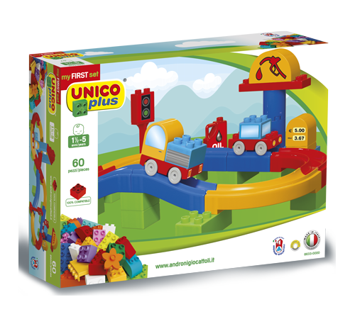 Jucării pentru Copii - Magazin Online de Jucării ieftine in Chisinau Baby-Boom in Moldova androni  8633-0000 constructor unicoplus "masinute" (60 el.)