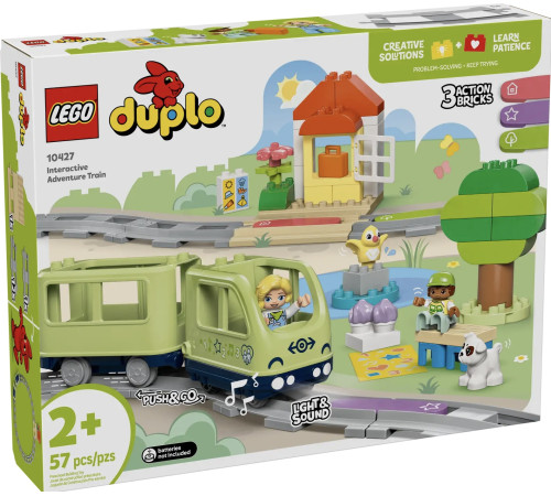  lego duplo 10427 constructor «tren de aventură interactiv» (57 el.)