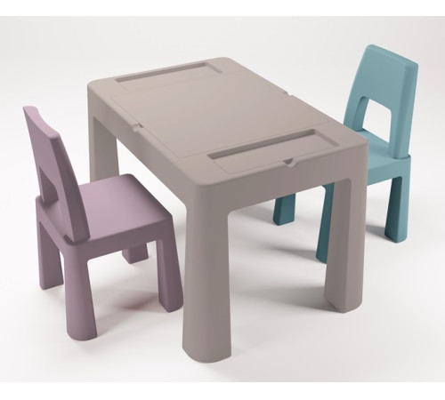  tega baby ti-011-179 Столик и 2 стульчика "teggi multifun" stone/heather/turquoise