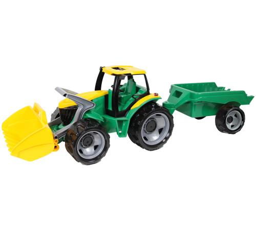 lena 02123 jucărie "tractor mare cu remorcă" (108 cm).