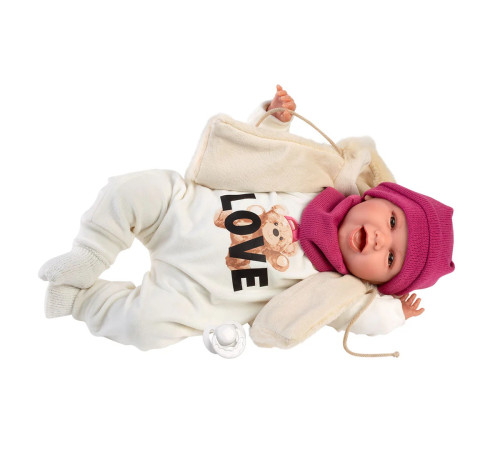 llorens 74142 păpușă care r&acirc;de "mimi sonridas osito love" (42 cm)