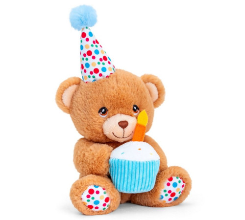  keel toys se1098 jucărie de pluș "ursuleț happy birthday" (15 cm)