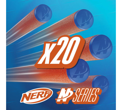 nerf f8640 Набор стрел "series refill" (20 шт.)