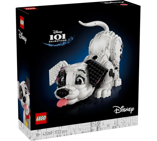  lego disney 43269 constructor "cățeluș din 101 dalmațieni" (1722 el.)