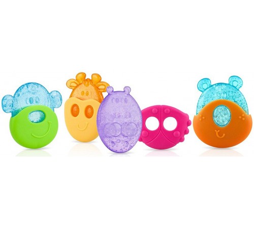  nuby id647 Прорезыватель с охлаждающим гелем в асс.(4)