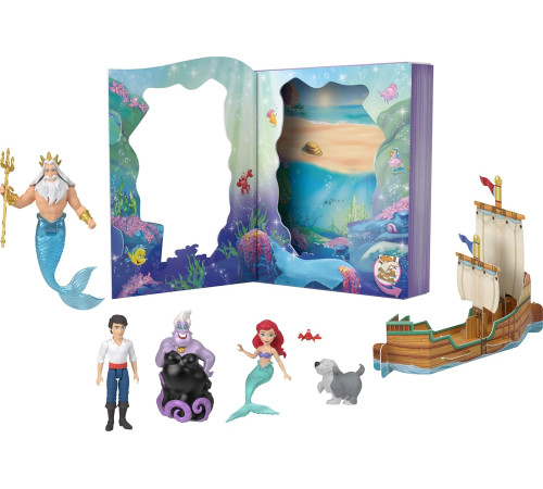 disney princess jbl32 Набор фигурок "Русалочка - Морская история"
