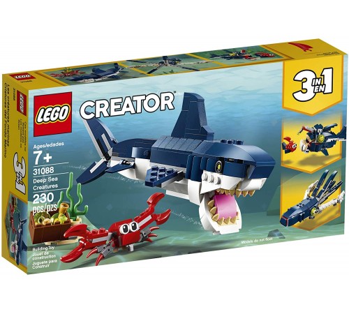 Детский магазин в Кишиневе в Молдове lego creator 31088 Конструктор "Обитатели морских глубин" (230 дет.)