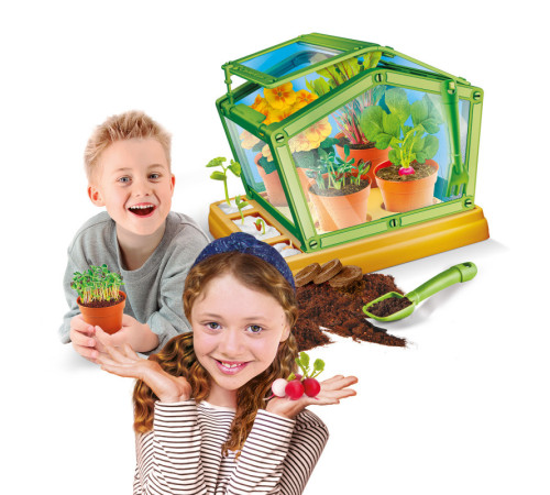 as kids 1026-50207 Научно-познавательный набор "clementoni science & play: Моя первая теплица"