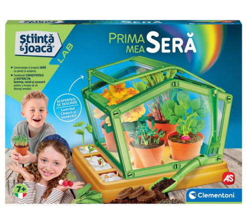 Детский&nbsp;магазин в Кишиневе в Молдове as kids 1026-50207 Научно-познавательный набор "clementoni science & play: Моя первая теплица"