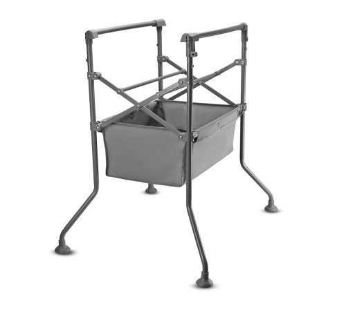 kinderkraft Пеленальный столик с ванной bubbly серый