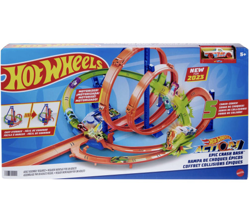  hot wheels hnl97 Трек "action epic crash dash"