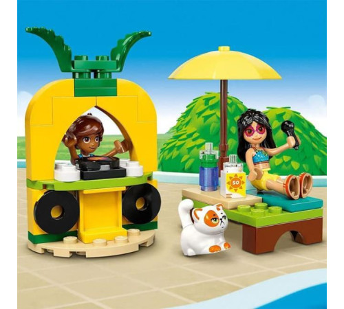 lego friends 42658 constructor "petrecere la piscină cu unicornul și flamingo" (99 el.)